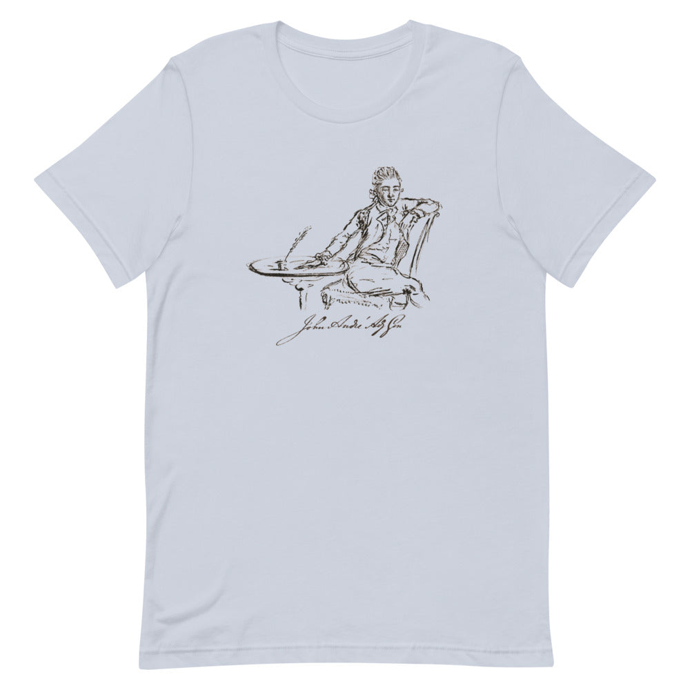 John Andre sketch with signature - T-shirt